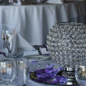 25cm Low Crystal Globe