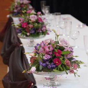 Cake Plate Flowers