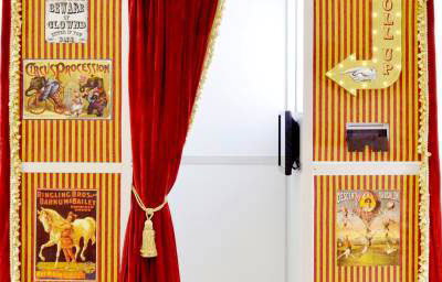 The stunning Vintage Circus Booth