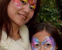 Mother & Child Flowery Princess Facepainting 