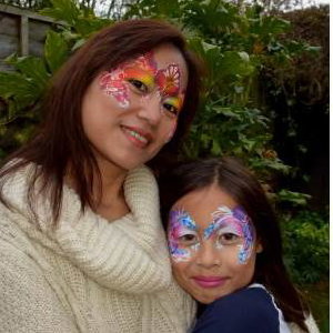 Mother & Child Flowery Princess Facepainting 