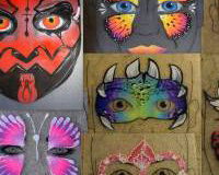 My Facepainting Menu changes frequently , depending on theme or event