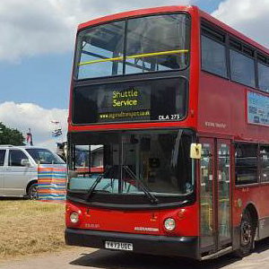 Regional Transport Shrewsbury Shropshire DLA273 Y473UGC on shuttle service for event at Weston Park