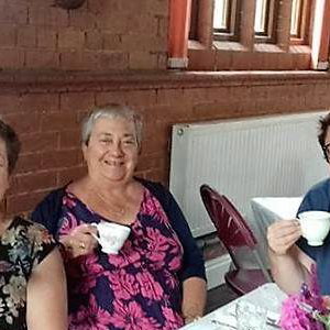 ann and mum afternoon tea