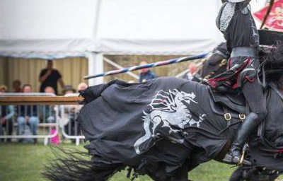 001 Cavalry of Heroes Medieval Jousting Knights on Horseback at Usk Show Monmouth Larry Weaver Photos