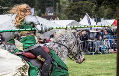 012 Cavalry of Heroes Medieval Jousting Knights on Horseback at Usk Show Monmouth Larry Weaver Photos