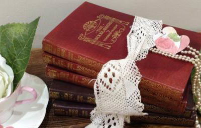 books pearls cup saucer confetti
