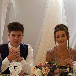 evie and steve top table 17