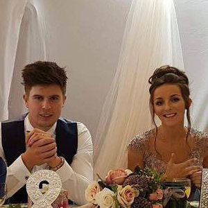 evie and steve top table 17