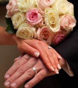Avalanche & Sweet Avalanche Rose Hand Tied