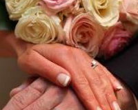 Avalanche & Sweet Avalanche Rose Hand Tied