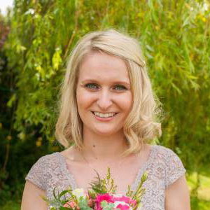 Bridesmaid Hand Tied