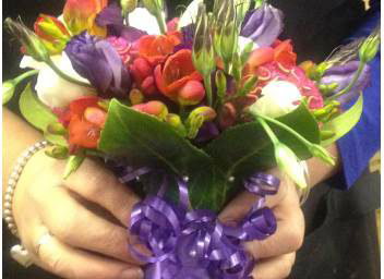 Spring Freesia Hand Tied 