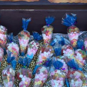 Candy Chest with candy cones