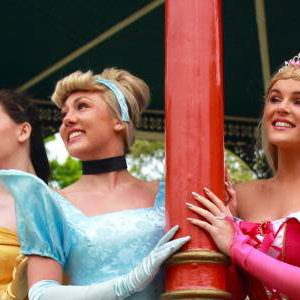Mermaid, Golden Princess, Cinderella, Sleeping Beauty and Snow White