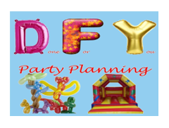 D.F.Y Party Planning logo