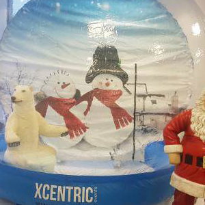Snow Globe for Christmas Wedding Hire
