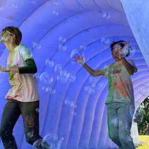 Bubble tunnel
