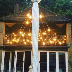 Festoon Lighting Private Wedding 