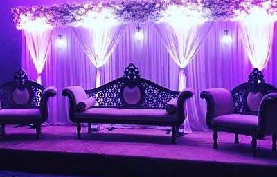 Heythrop Park Crown Plaza Wedding Lights & Stage Set