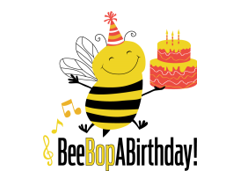 Bee Bop a Birthday logo