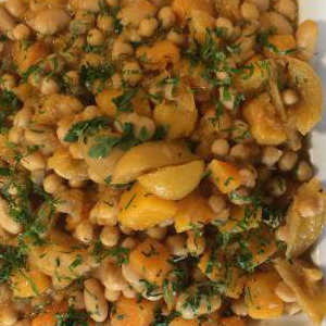 Chickpea, butternut squash, preserved lemon tagine