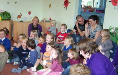 Bugfest pre-school with parents