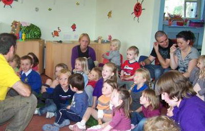 Bugfest pre-school with parents