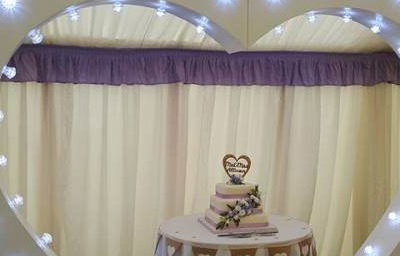 Cake Table & Heart