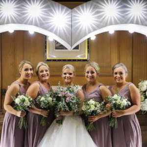 Stunning Heart & Bridal Party