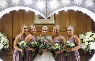 Stunning Heart & Bridal Party