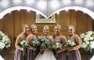 Stunning Heart & Bridal Party