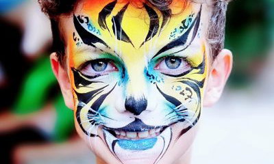 Tick Boom Face Painting