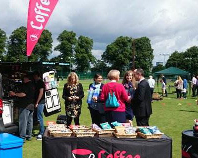 Our Coffee Van in Action