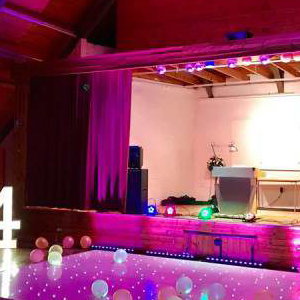Heighington Village Hall, pretty in pink for a young ladies birthday party!! 