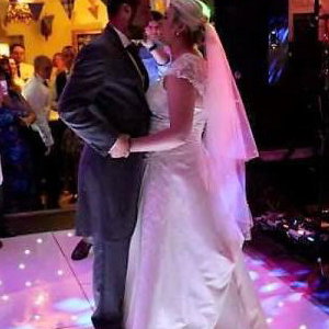 The Black Horse Inn Kirby Fleetham, perfect wedding party with some blush pink uplighting and a Starlit Led dance floor.