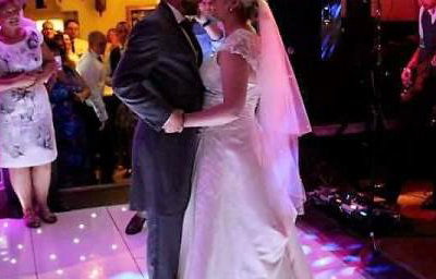 The Black Horse Inn Kirby Fleetham, perfect wedding party with some blush pink uplighting and a Starlit Led dance floor.