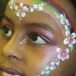 Rainbow flowers