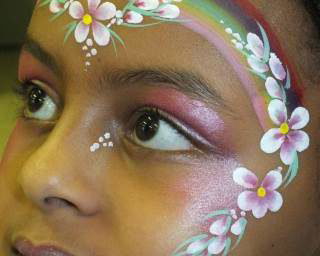 Rainbow flowers