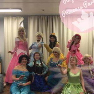 Our princesses at our second ball