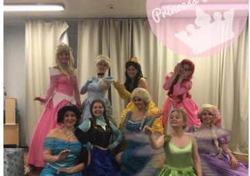 Our princesses at our second ball