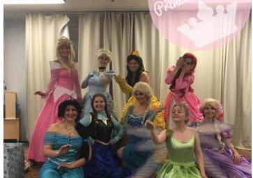 Our princesses at our second ball