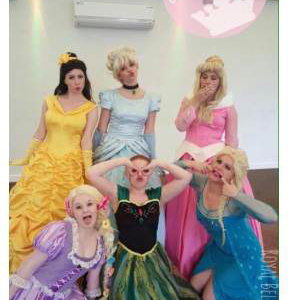 Our princesses having fun at our first ever ball