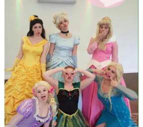 Our princesses having fun at our first ever ball