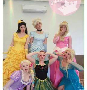 Our princesses having fun at our first ever ball