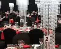 Square light up crystal Centrepieces