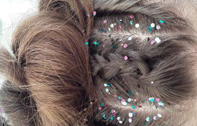 Festival Glitter Hair