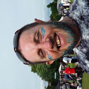 Festival glitter beard