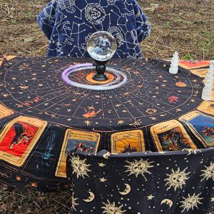 fortune teller table set up spiritualvents.co.uk