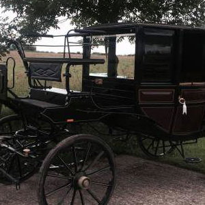 Carriage - Georgian Landau Carriage Replica from Marc Lovatt and The Cavalry of Heroes Film Horses and Carriages
